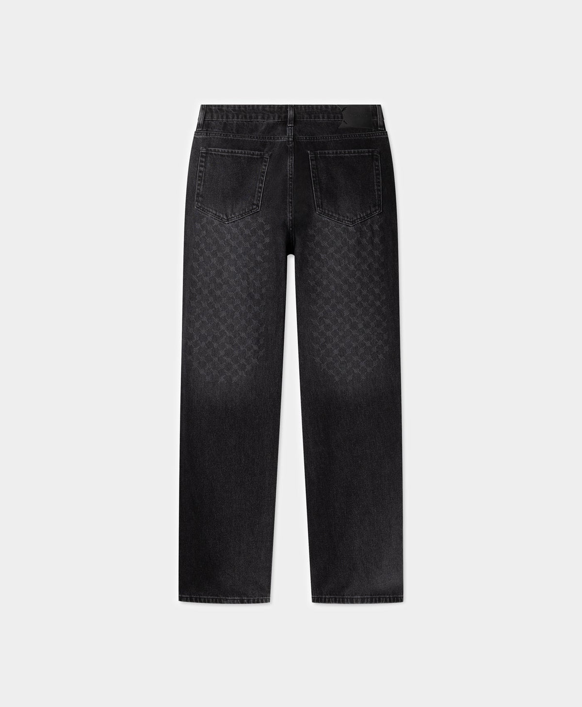 Black Amba Monogram Jeans