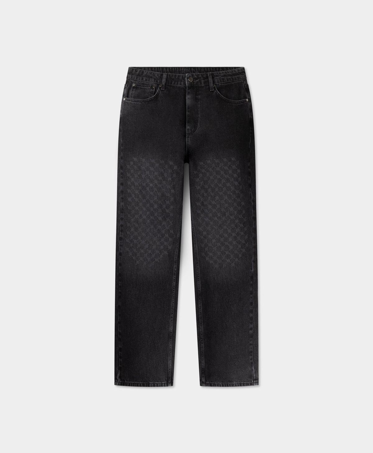 Black Amba Monogram Jeans