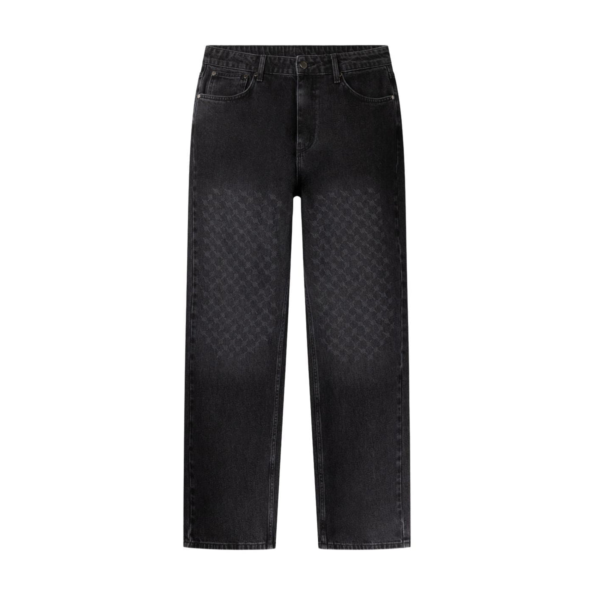 Black Amba Monogram Jeans