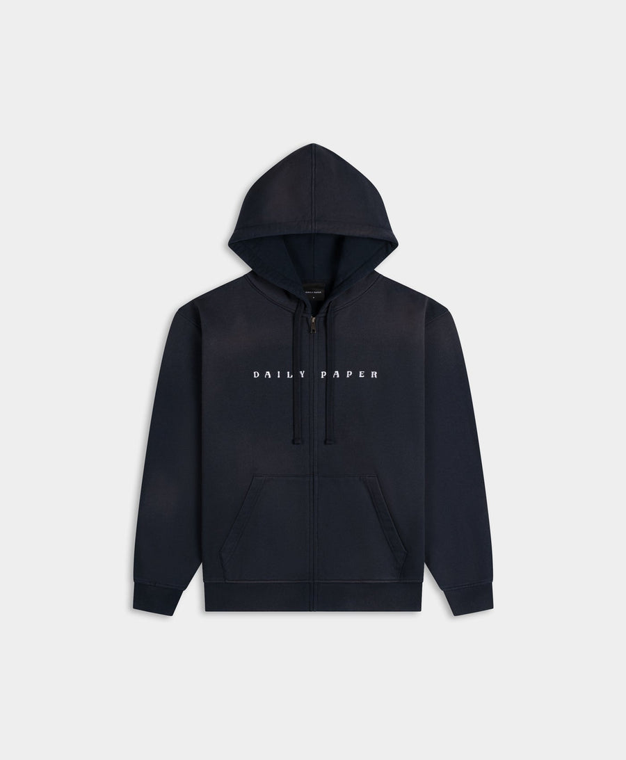 Carbon Washed Alias Dias Zip Hoodie