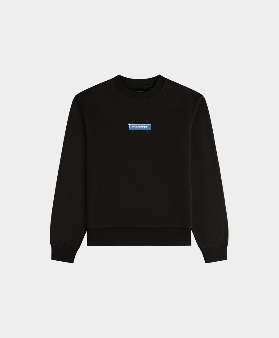 Black Blueprint Sweater