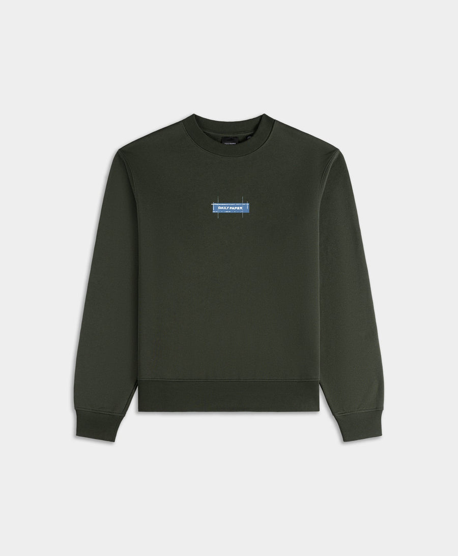 Green Blueprint Sweater