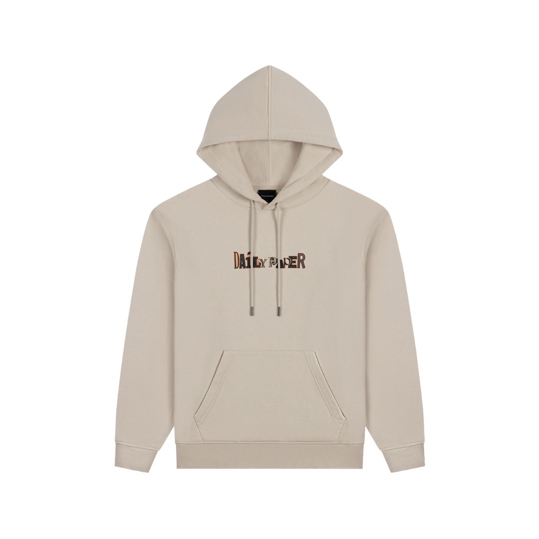 Moonbeam Beige Paper Cut Out Hoodie