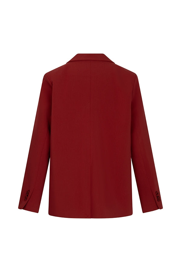 Blazer Jadie - Single Breasted Boyfriend | Brick Red