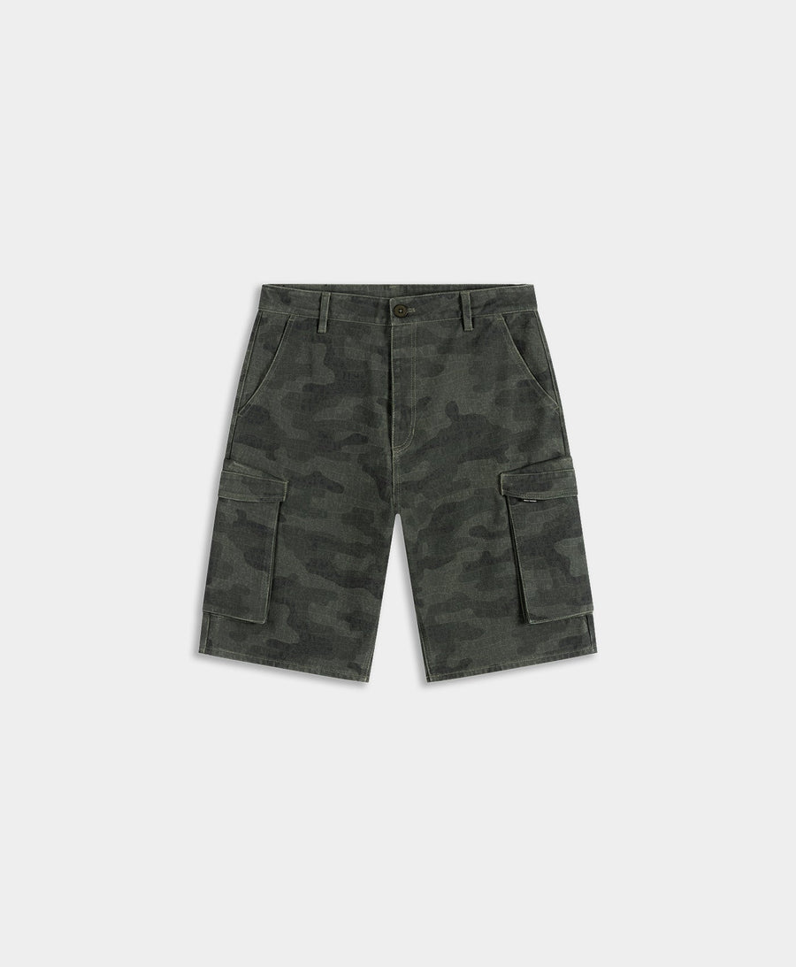 AOP Camo Cargo Shorts