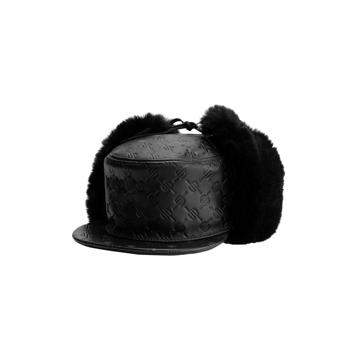 Black Monogram Chapka Hat
