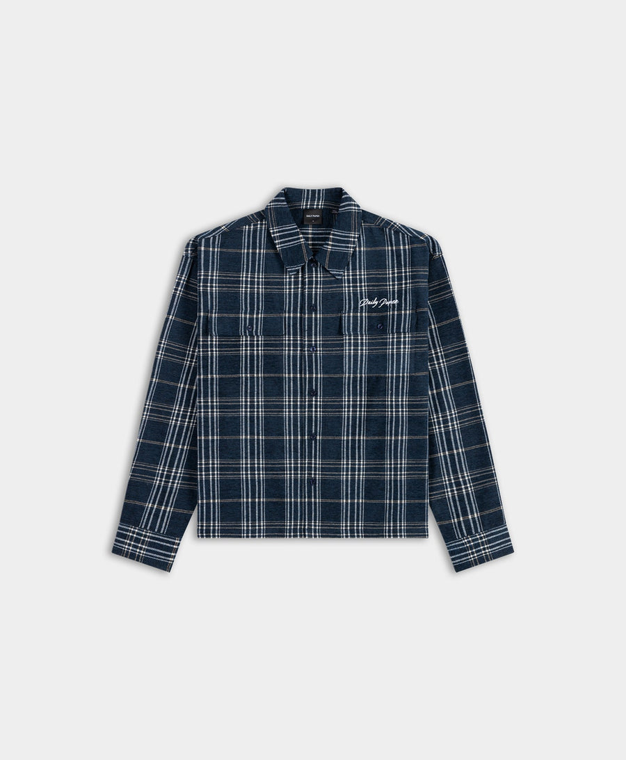 Brilliant Blue Chenille LS Shirt