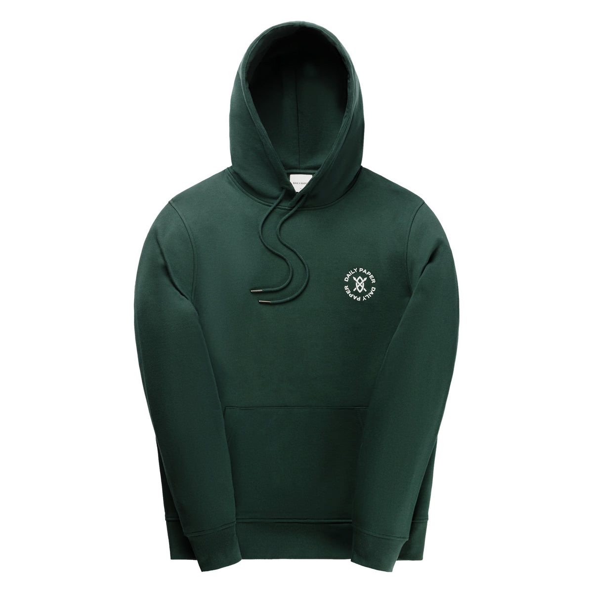 Pine Green Circle Hoodie