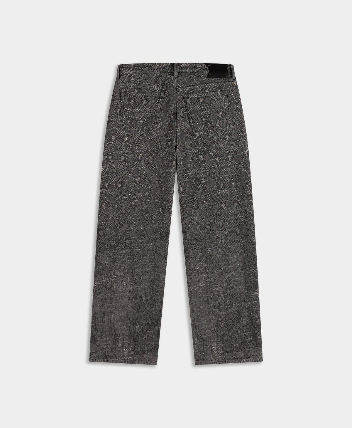 Denim Snake Oversized Jeans
