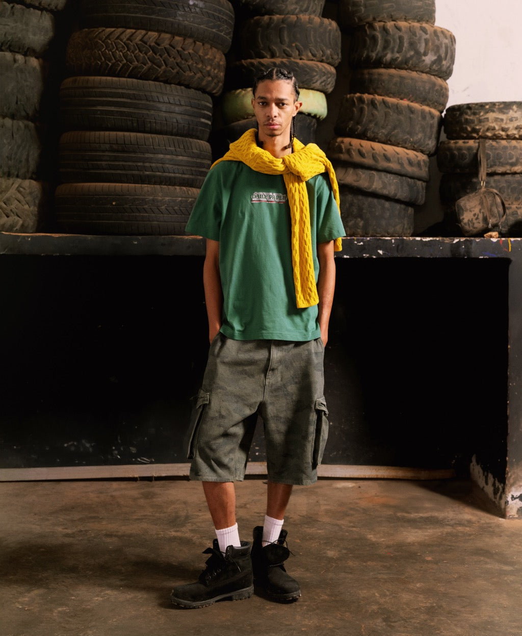 AOP Camo Cargo Shorts