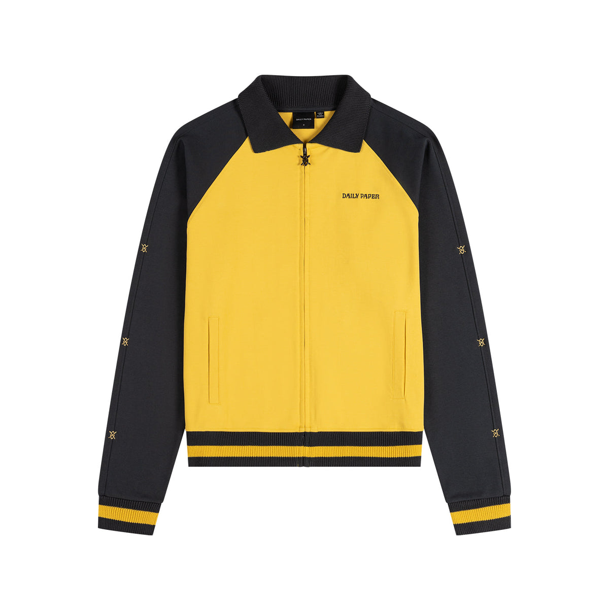 Grey Dias Stacked Colour Blocking Track Jacket