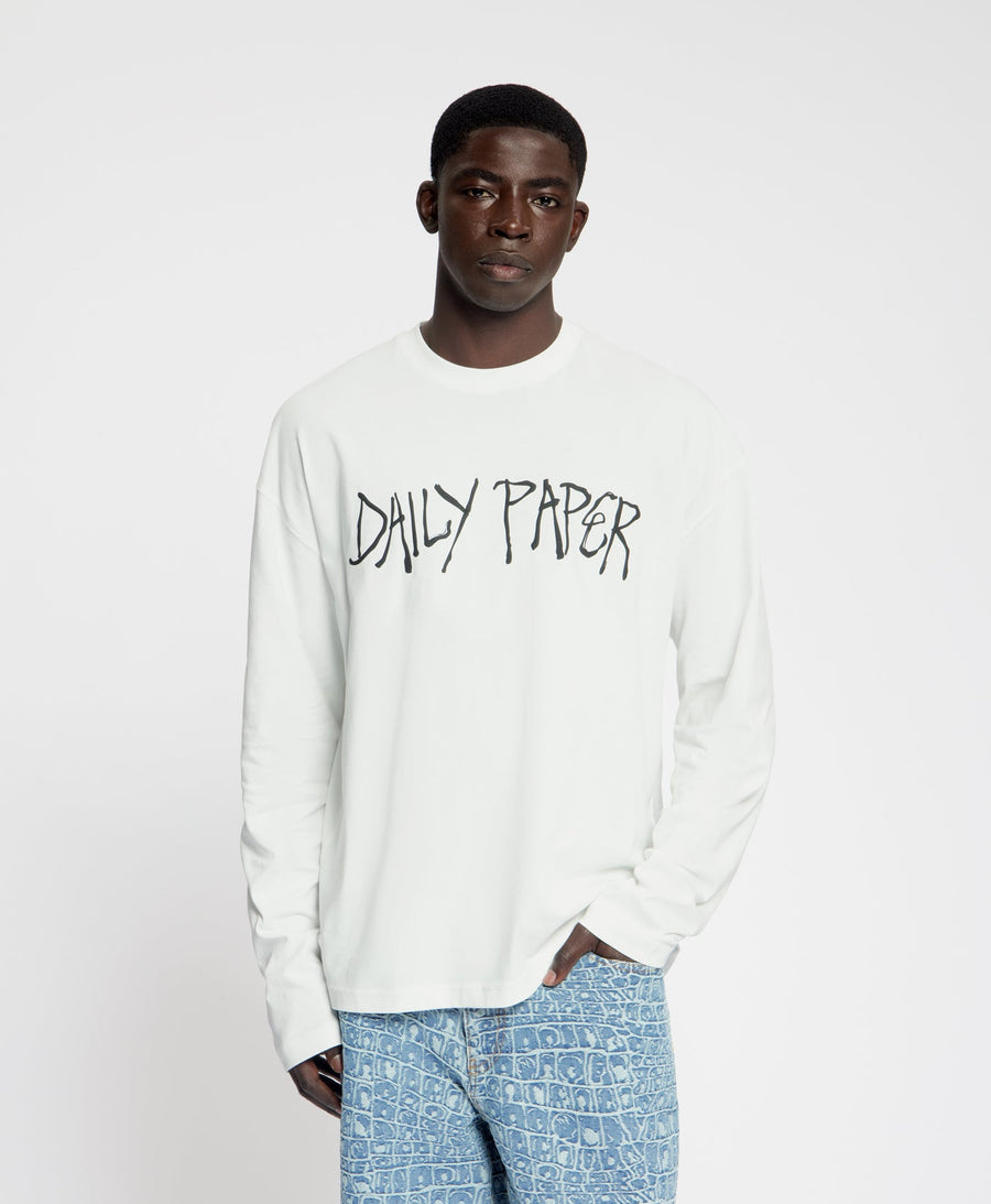 White Scribble Longsleeve