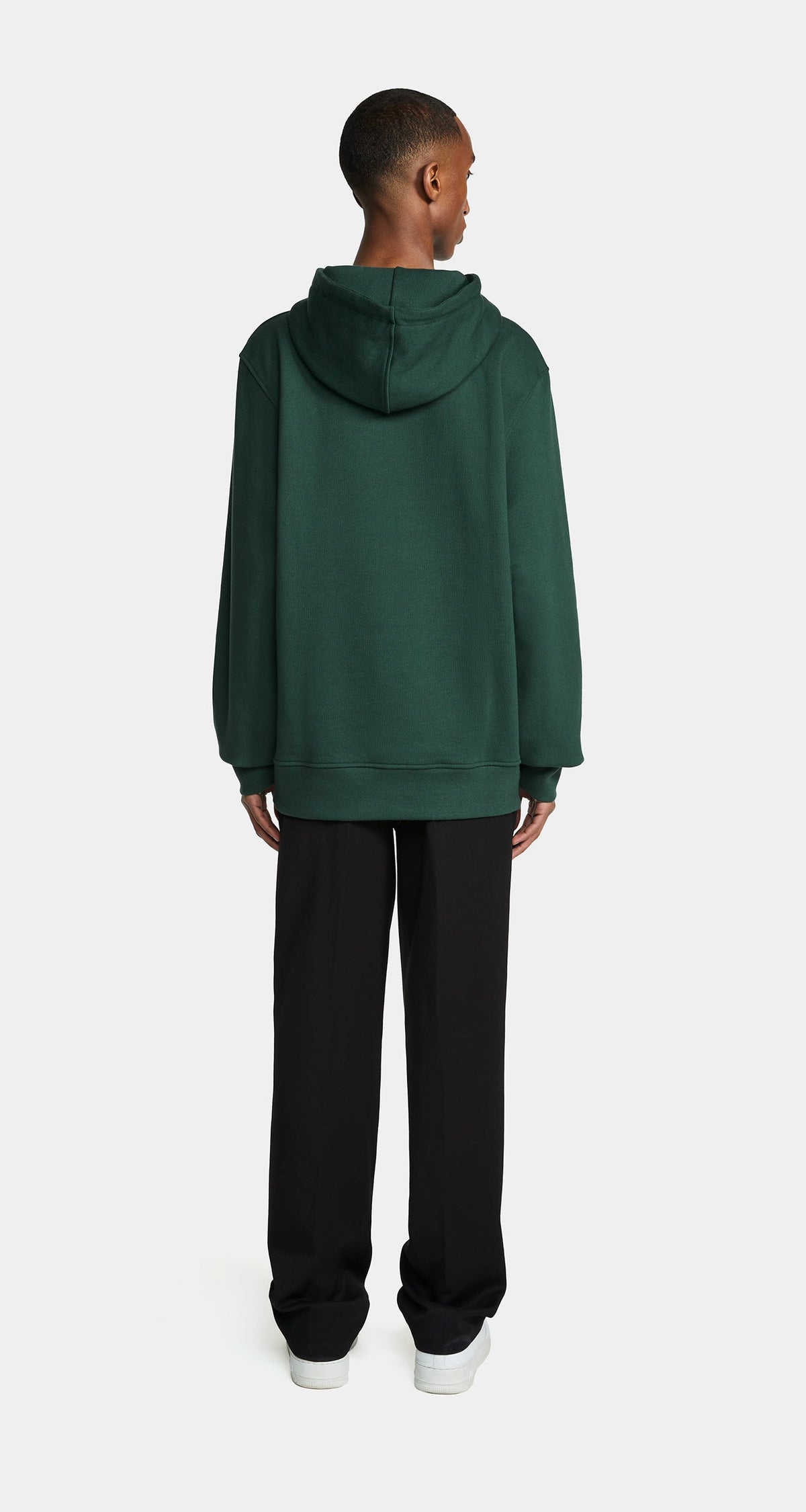 Pine Green Circle Hoodie