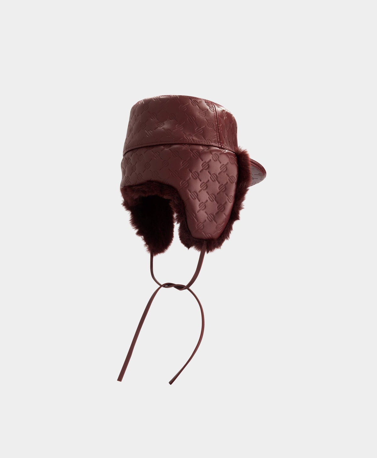 Burgundy Monogram Chapka