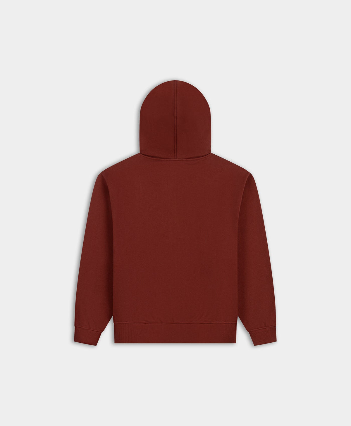 Burgundy Orbit Emb Zip Up Hoodie