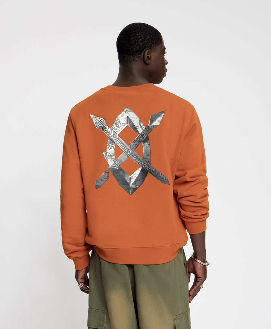 Hawaiian Sunset Origami Shield Sweater