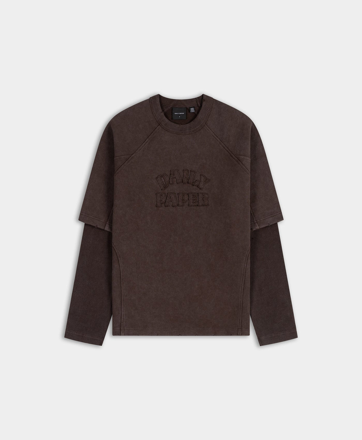 Boxy Mole Raglan Stacked Layered Longsleeve
