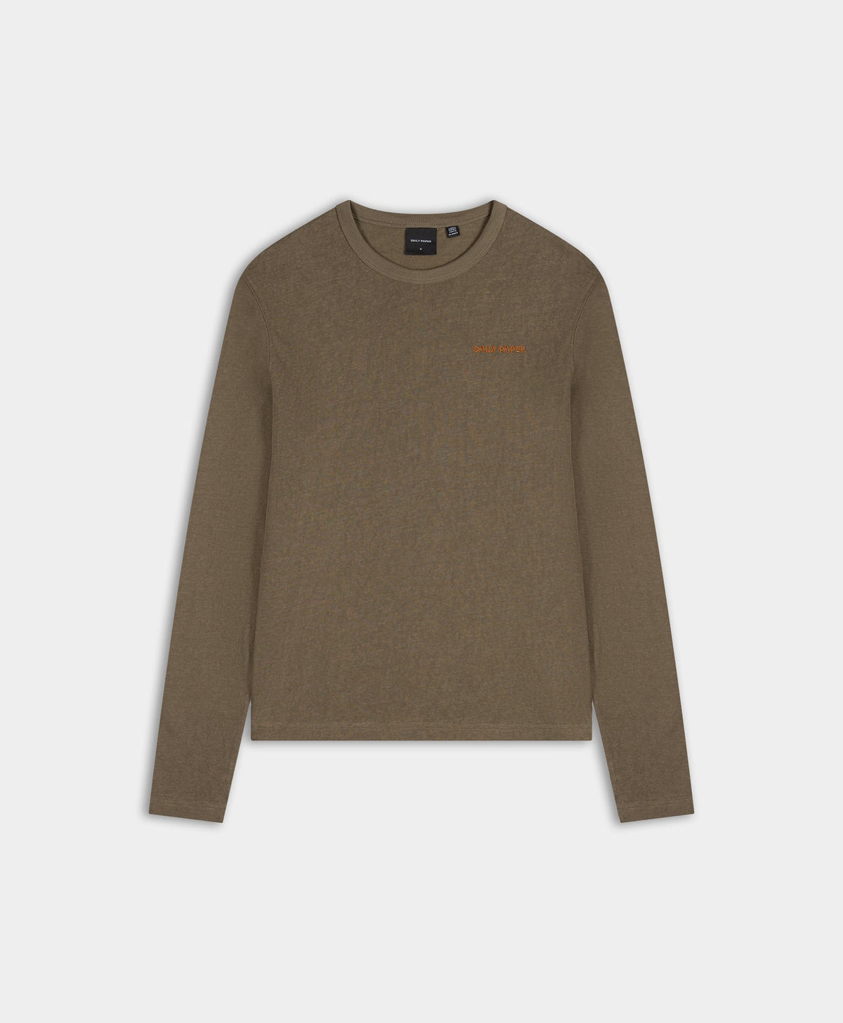Army Green Slub Longsleeve