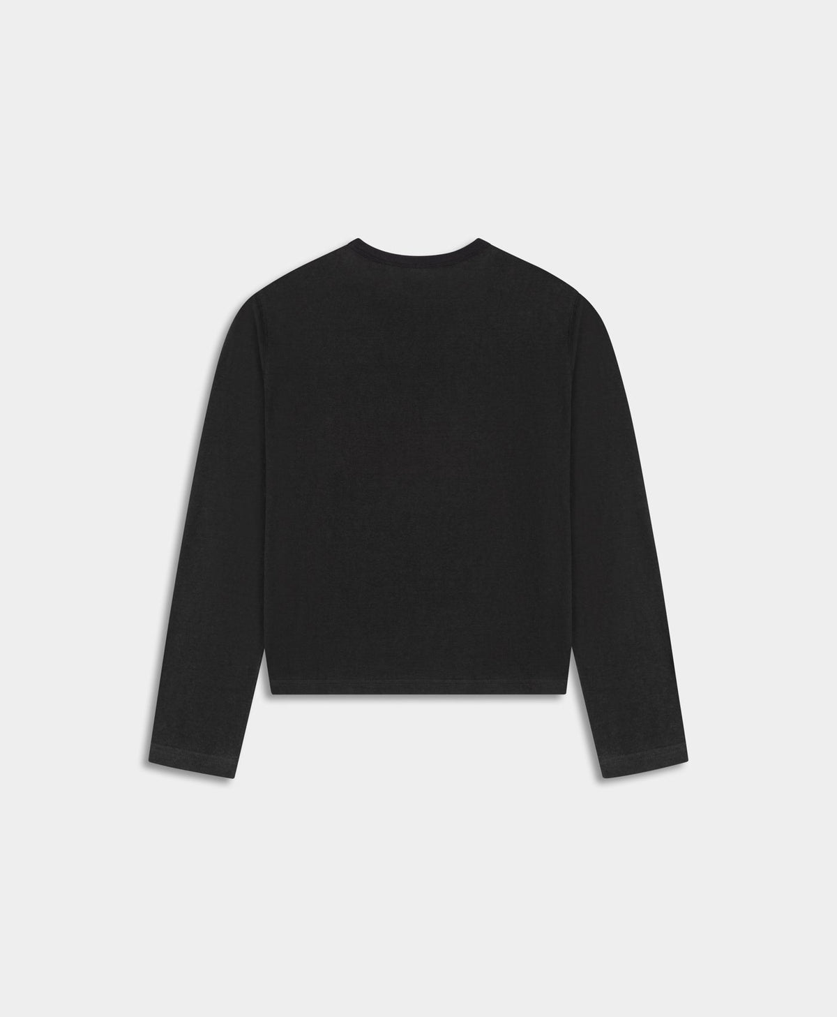 Black Slub Longsleeve