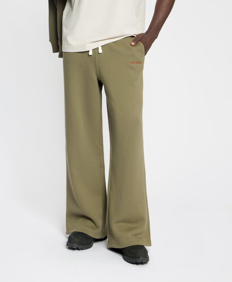 Army Green Wide Leg Pants