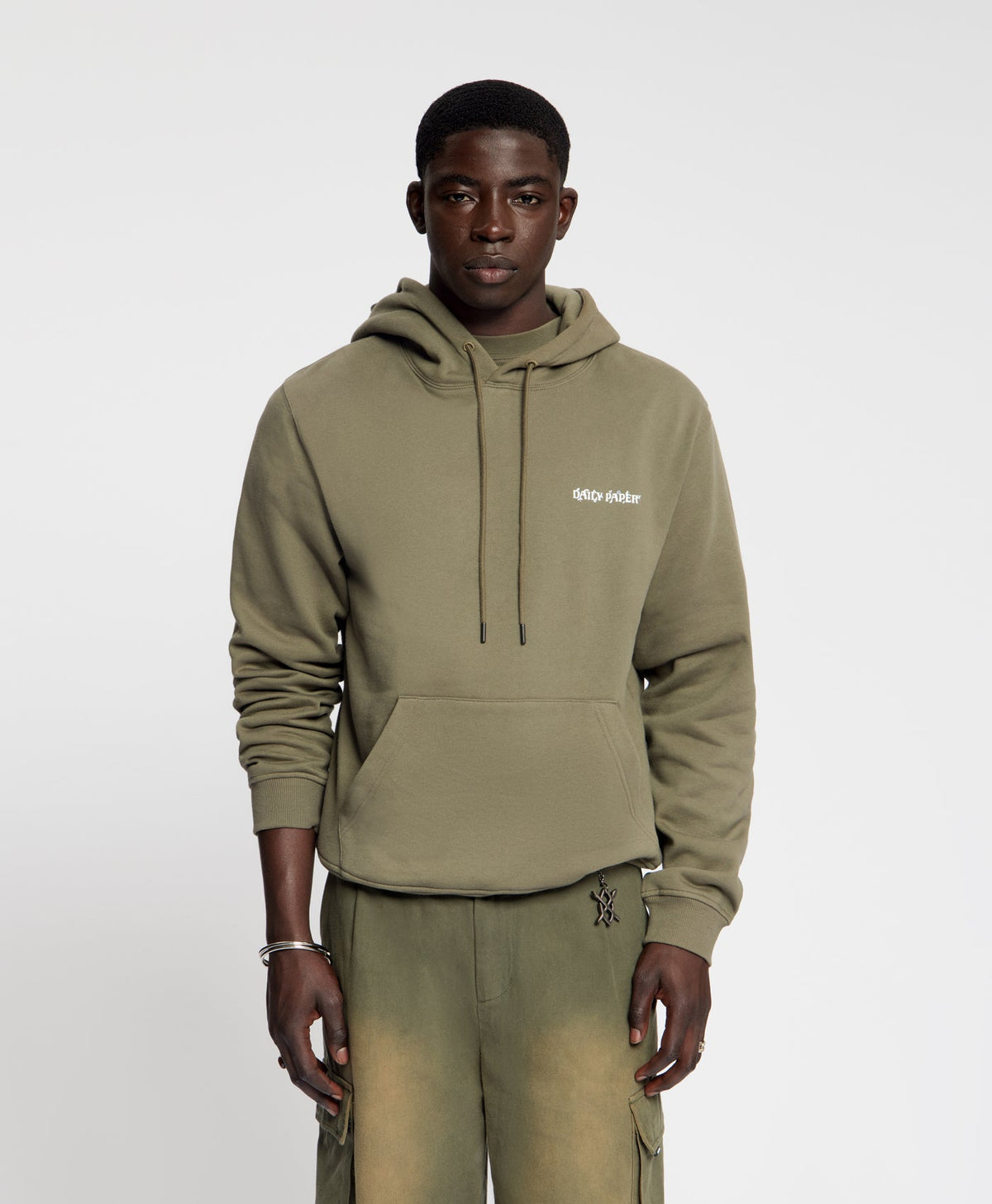 Army Green Wish Plant Shield Hoodie
