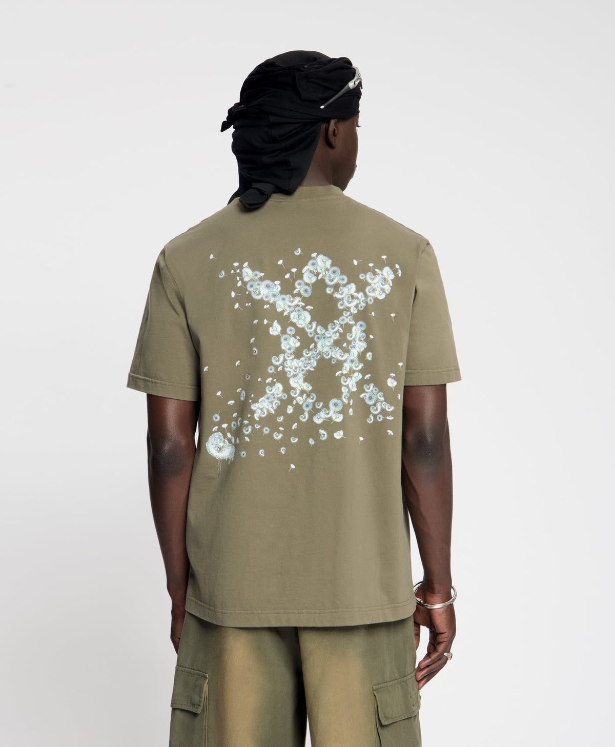 Army Green Wish Plant Shield T-Shirt