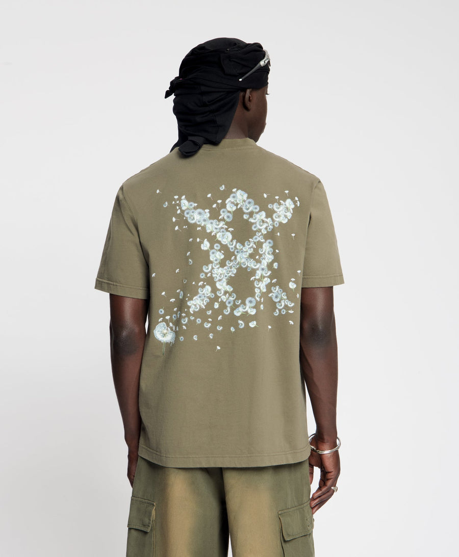 Army Green Wish Plant Shield T-Shirt