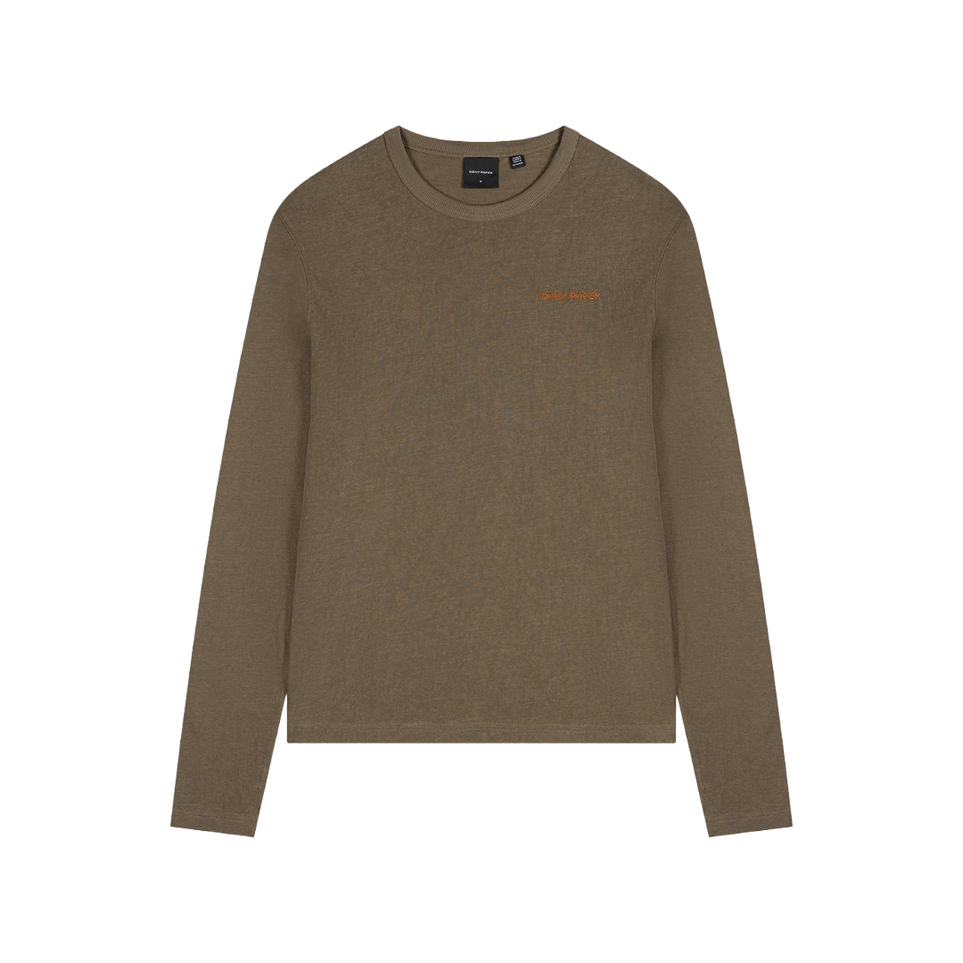 Army Green Slub Longsleeve