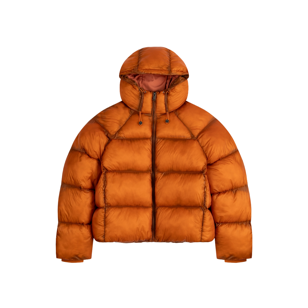Hawaiian Sunset Raglan Sleeve Dias Puffer Jacket