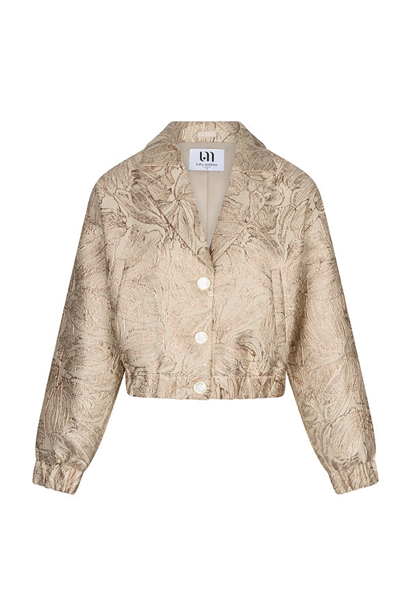 Jacket Helja - Fancy Jacquard | Cream