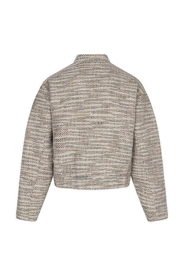 Jacket Hiva - Tweed Bomber | Kaki