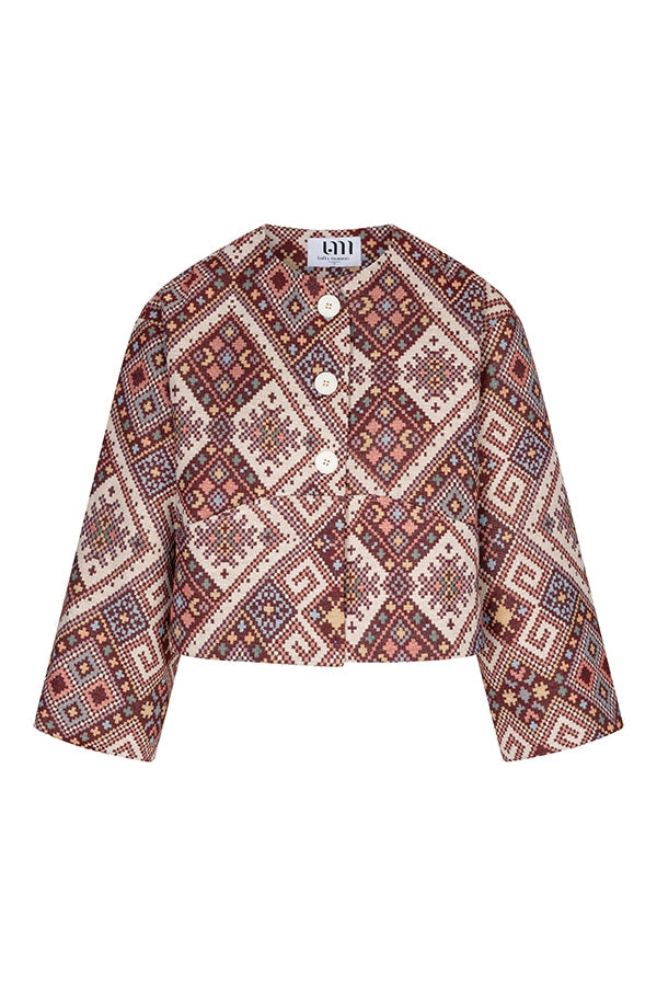 Jacket Ilva - Fancy Jacquard | Multi Colour