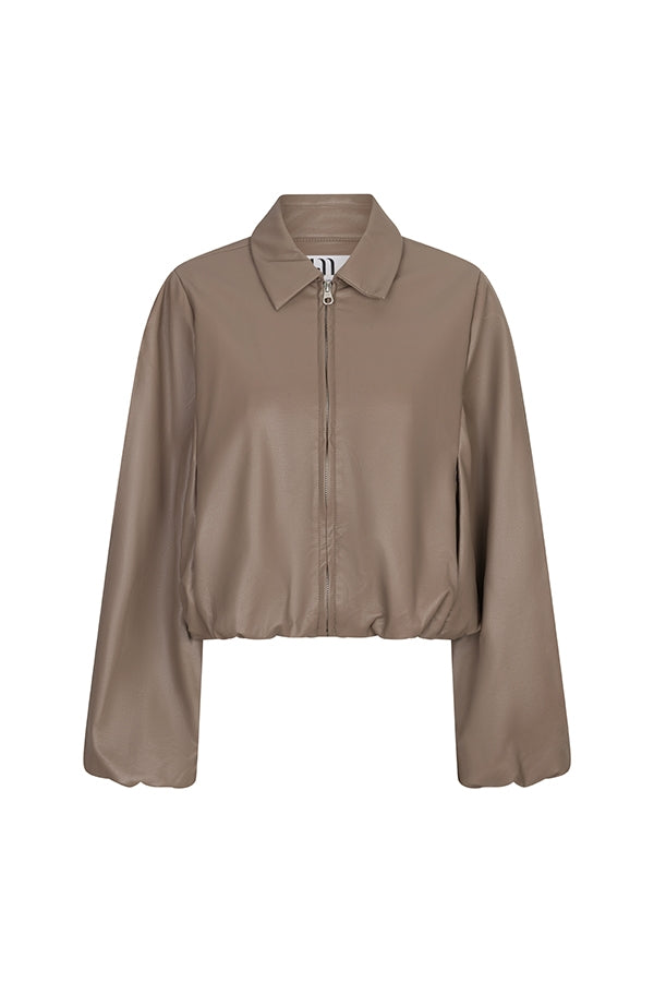 Jacket Jillie - Cocoon PU | Taupe
