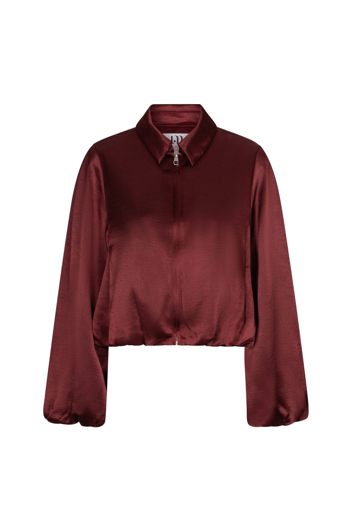 Jacket Kairi - Satin Bomber | Burgundy