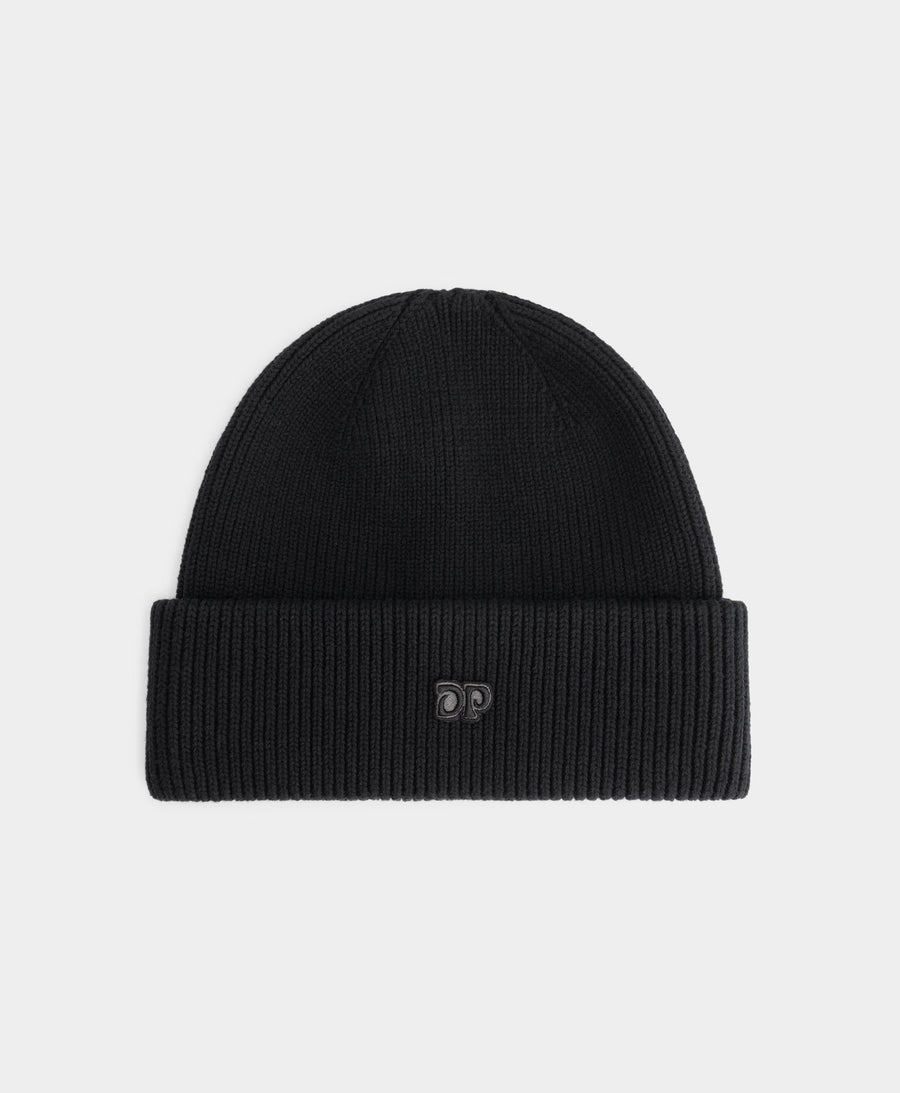 Black Knitted Beanie