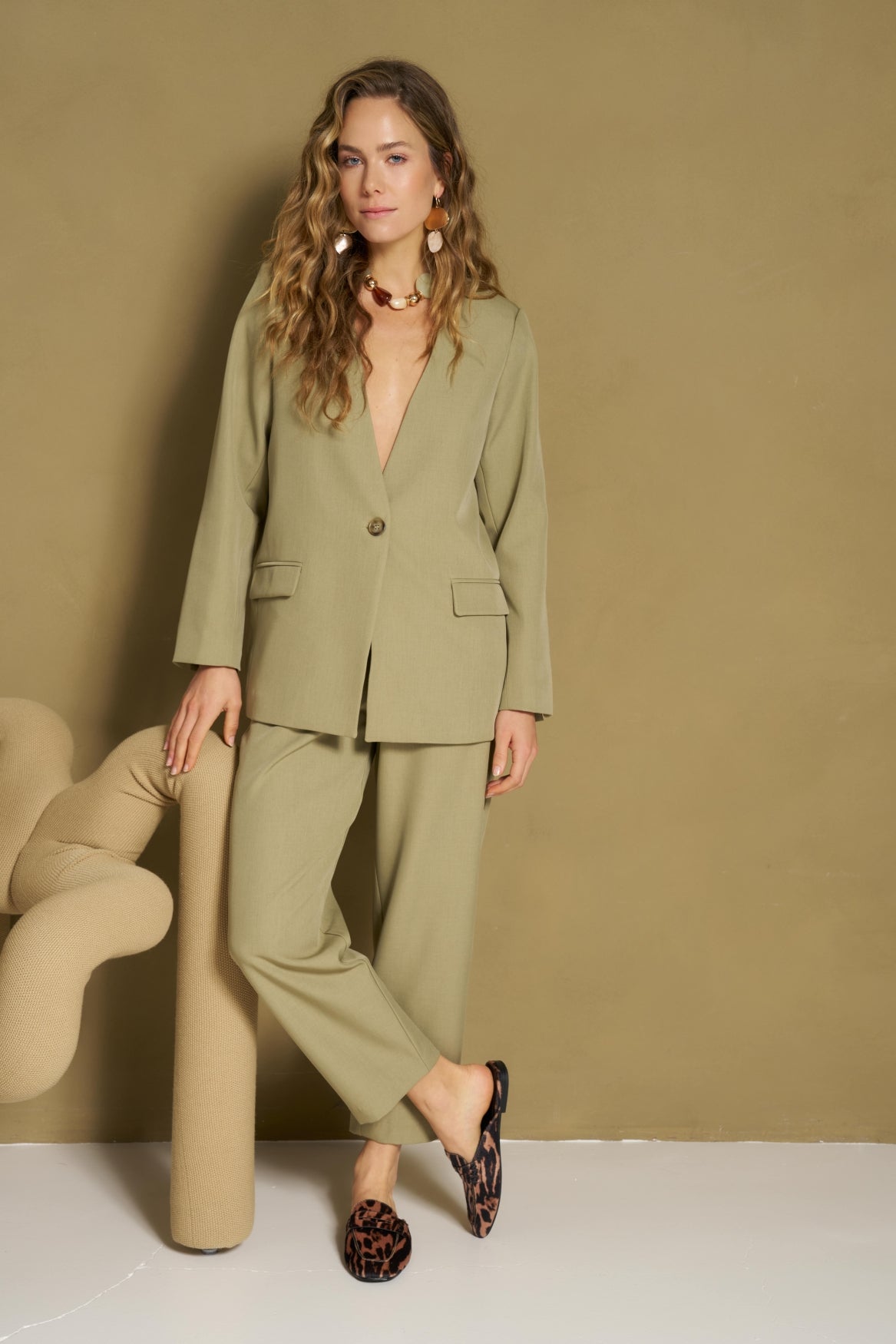 Blazer Hela - Clean Cocoon | Kaki