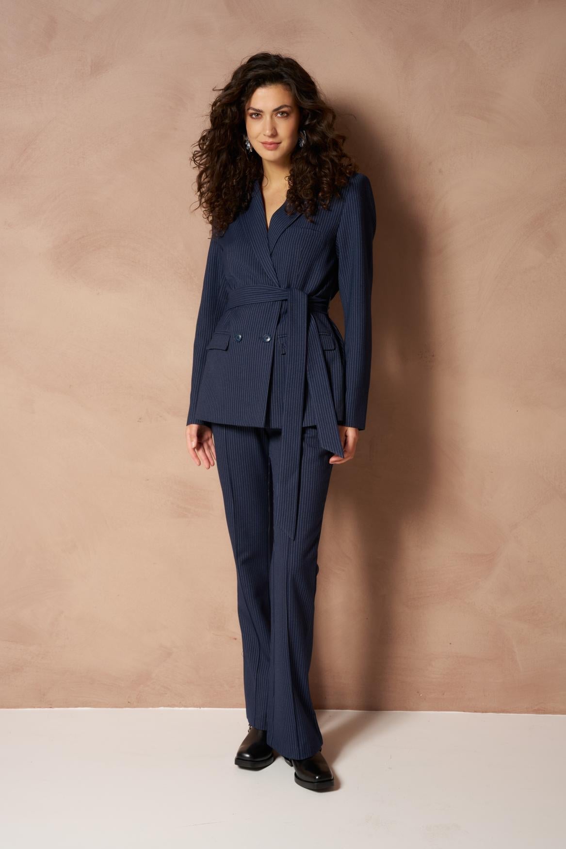 Blazer Ivy - Double Breasted Belted | Dark Blue