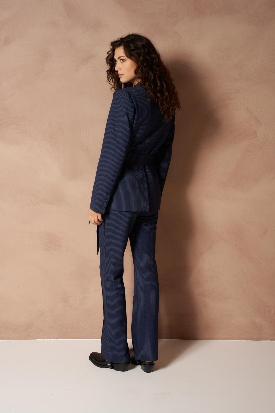 Blazer Ivy - Double Breasted Belted | Dark Blue
