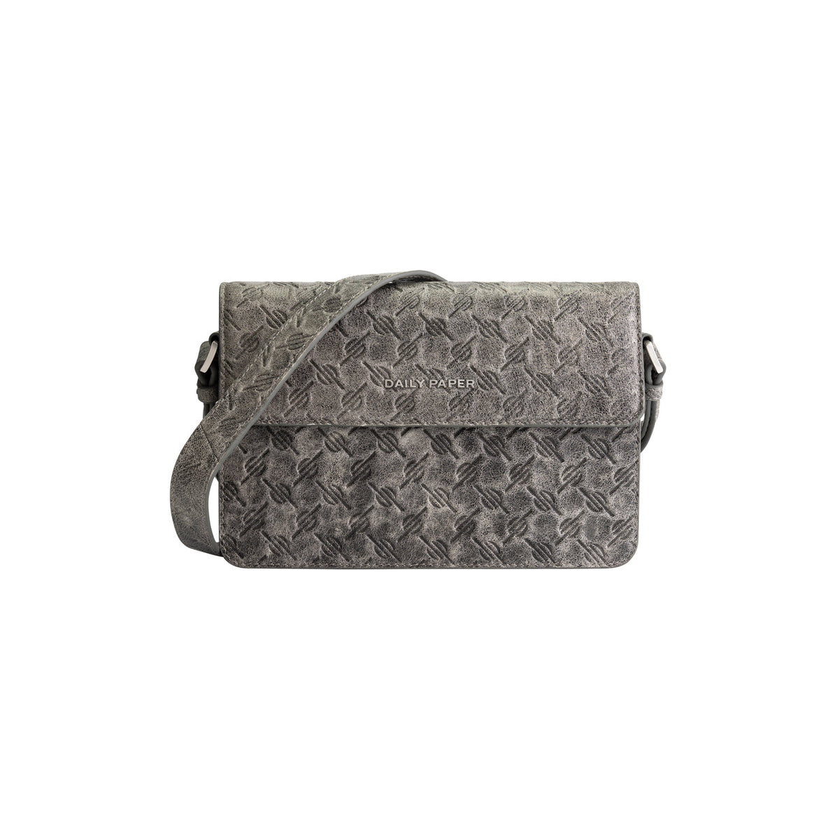 Vintage Grey Meru Leather Bag