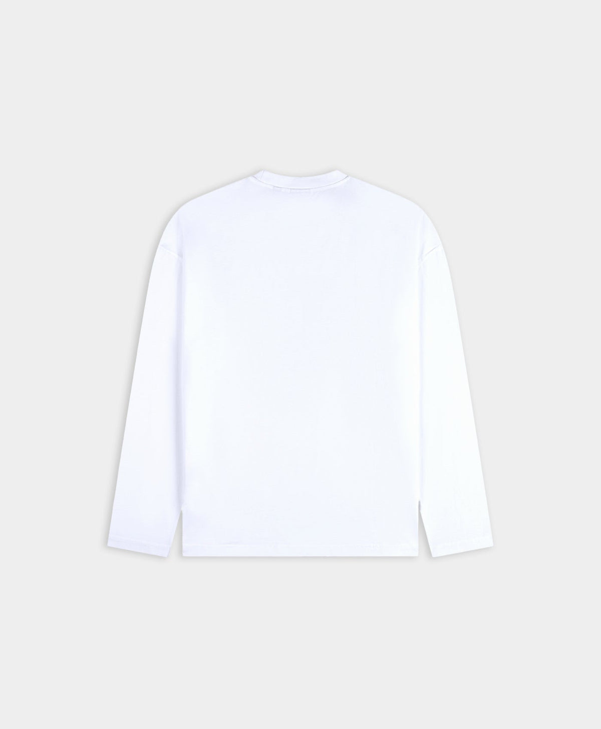 White Metallic Sticker Longsleeve