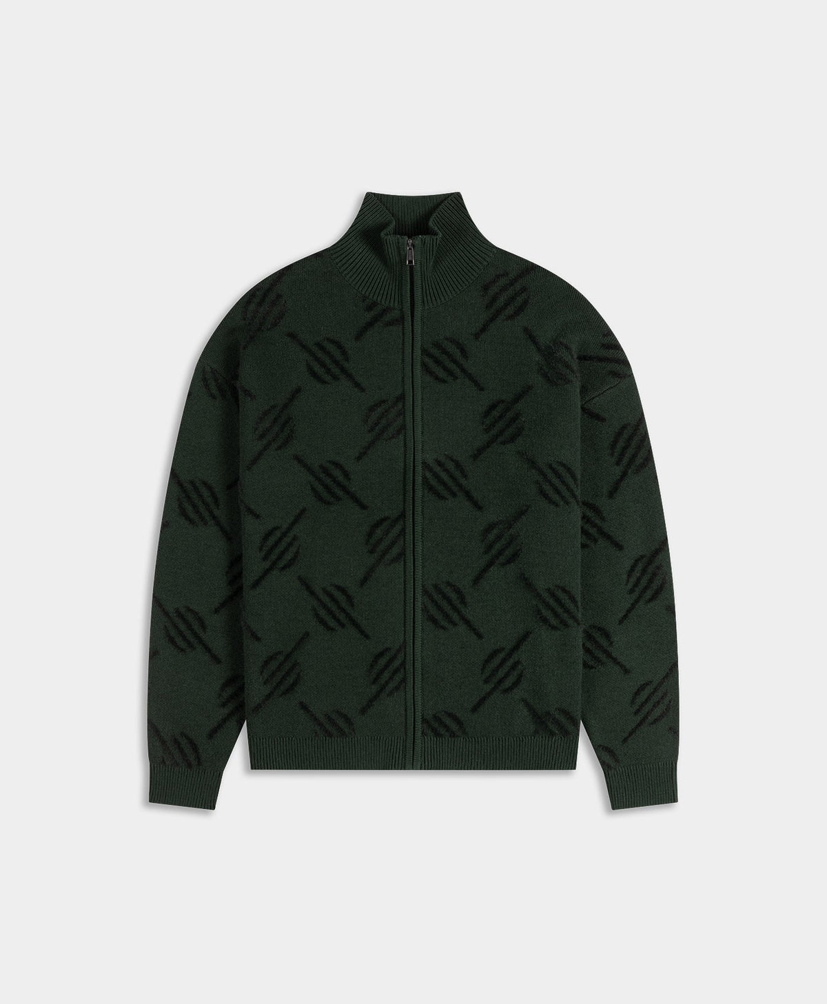 Rosin Monogram Knit Zip Up