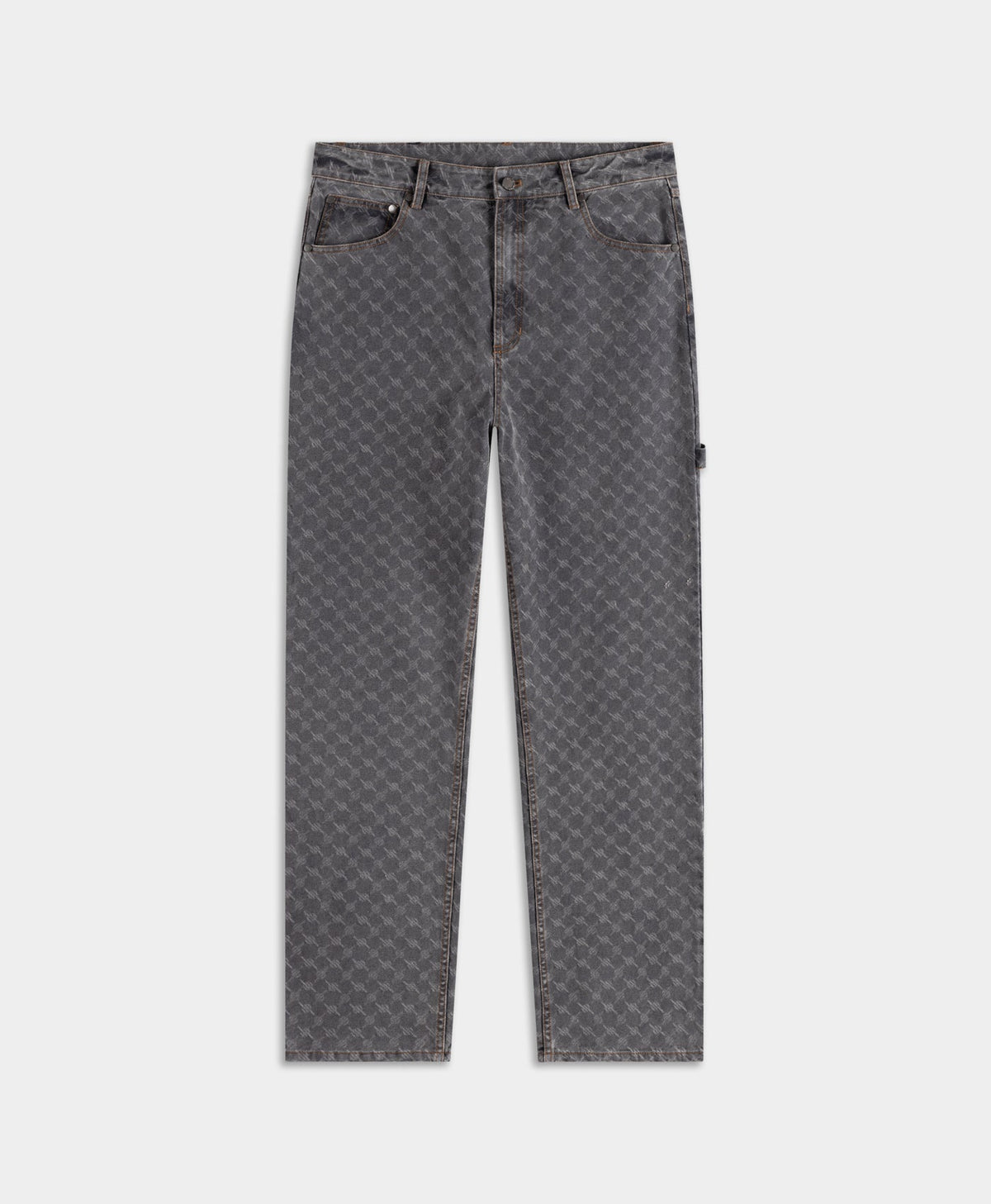 Grey Monogram Workwear Amba Jeans