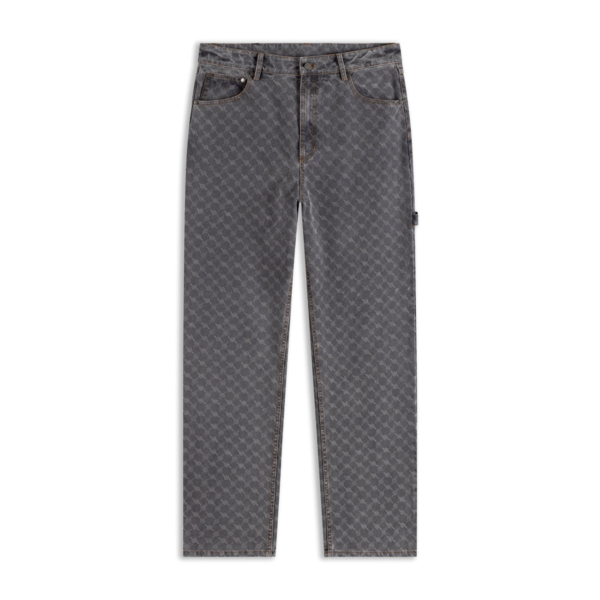 Grey Monogram Workwear Amba Jeans