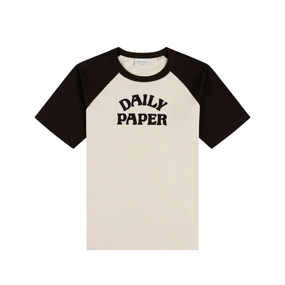 Boxy Mole Contrast Sleeve Raglan T-Shirt