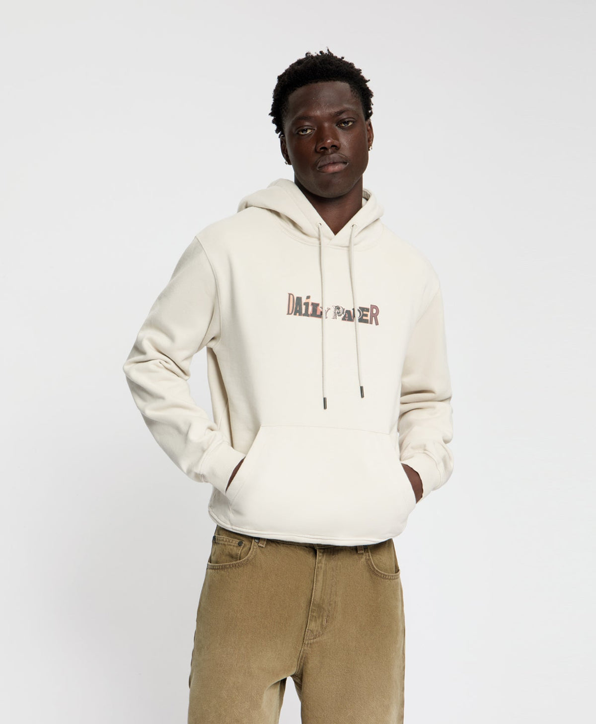 Moonbeam Beige Paper Cut Out Hoodie
