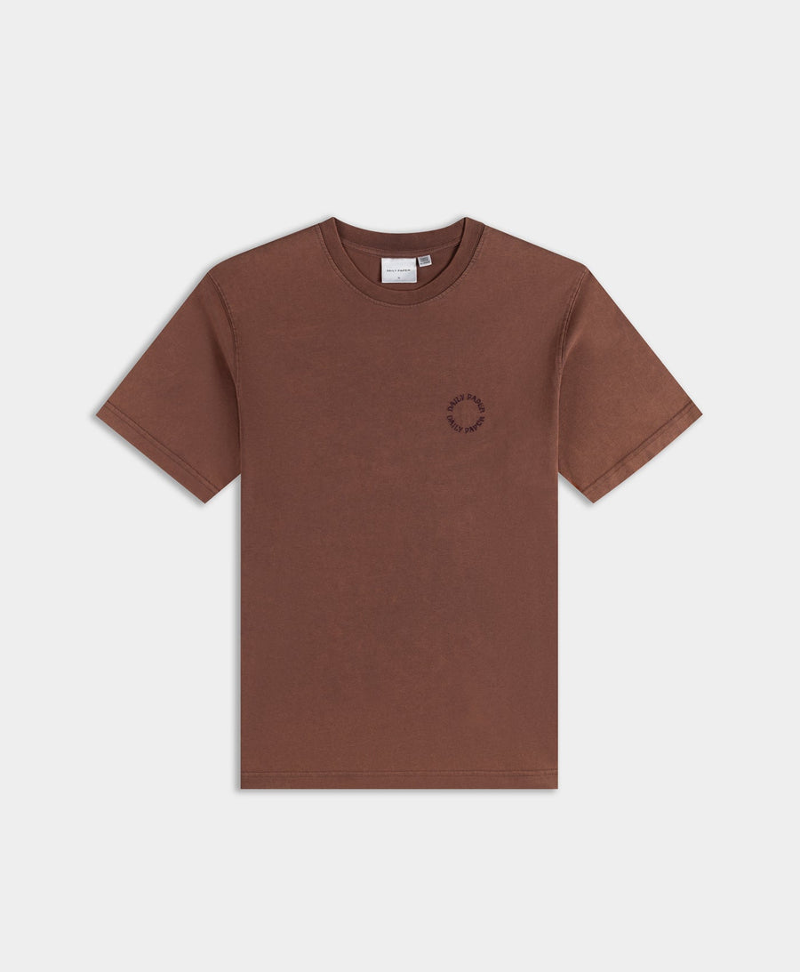 Bordeaux Wash Orbit Emb T-Shirt