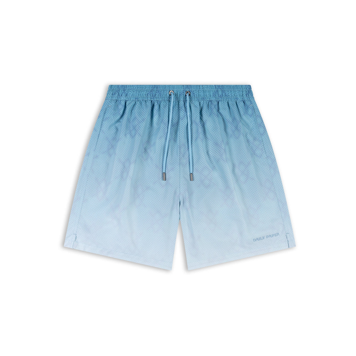 Air Blue Ombre Dotted Shield Swimshorts