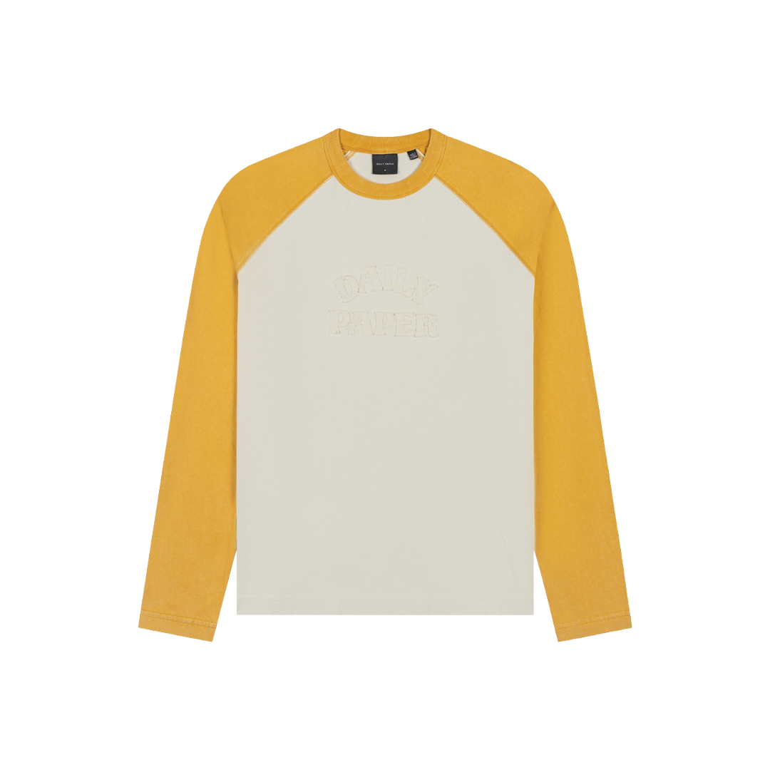 Golden Orange Contrast Raglan Longsleeve