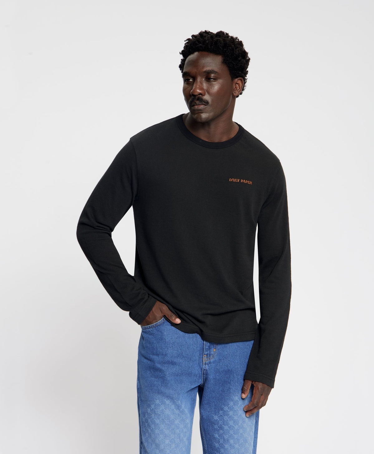 Black Slub Longsleeve