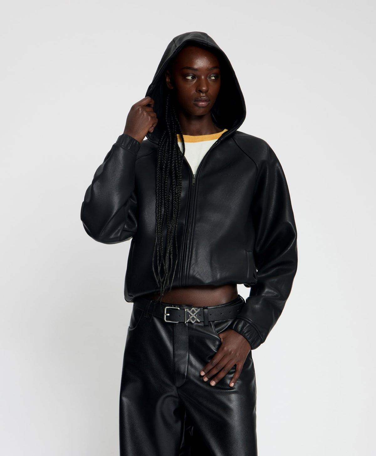 Black Pu Scuba Jacket